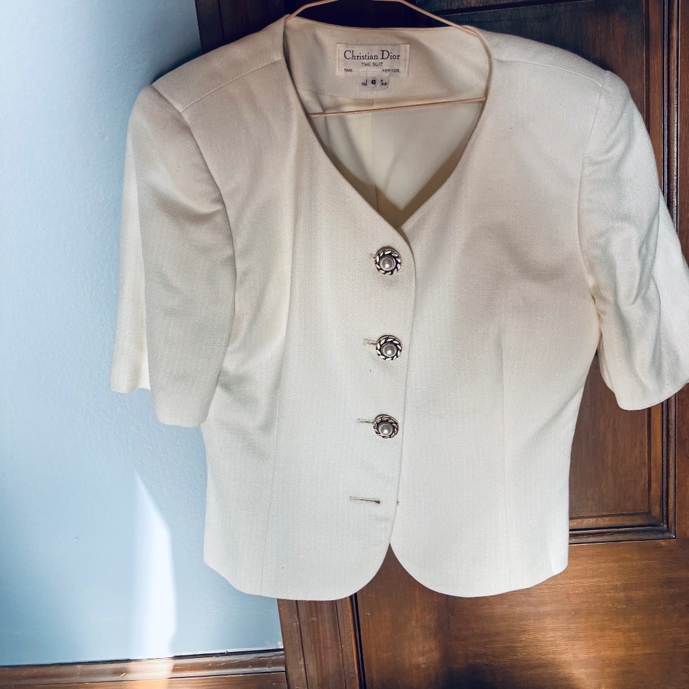 Women suit set. Christian Dior. Retro.vintage